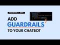 Add Guardrails to an Amazon Bedrock Chatbot for Beginners (Python)