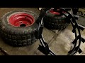 Грунтозацепы быстросъемные на резиновые колеса. Quick spikes on rubber wheels