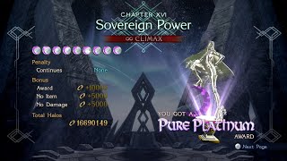 Bayonetta 2 UNCUT ∞ Climax Chapter XVI No Damage Pure Platinum All 4 One Only (Jeanne)