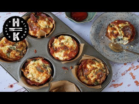 Loaded breakfast frittatas