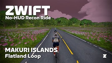 Zwift no-HUD recon: Flatland Loop