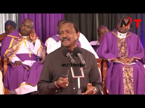 LISTEN TO KALONZO SHORT REMARKs IN PASTOR DORCAS ORDINATION IN WAMUNYORO
