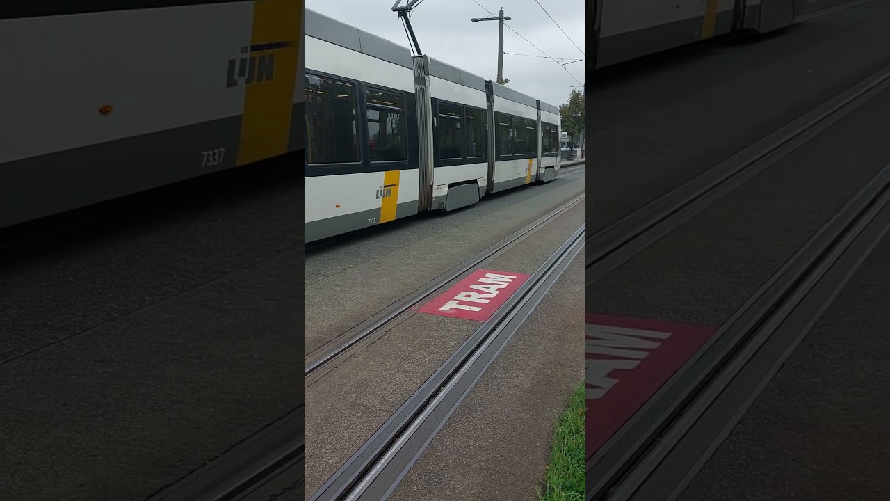 De Lijn Albatross Tram (7337) Tram 5 P+R Linkeroever 26/10/2023 Like 👍🏻 and Subscribe For More 😉