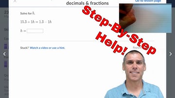 Solving Equations with Variables on Both Sides: Fractions and Decimals