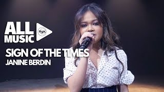 Video thumbnail of "JANINE BERDIN - Sign Of The Times (MYX Live! Performance)"