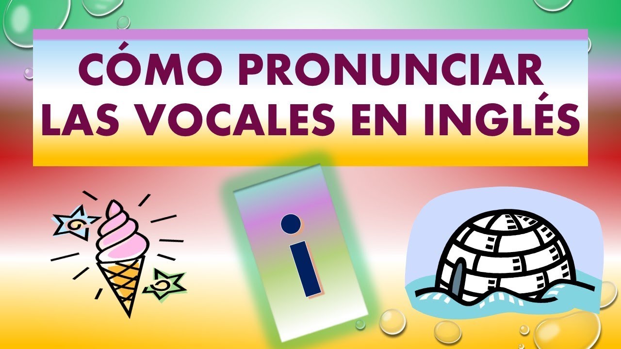 Cómo pronunciar la letra "I" en inglés, Inglés Fácil - YouTube