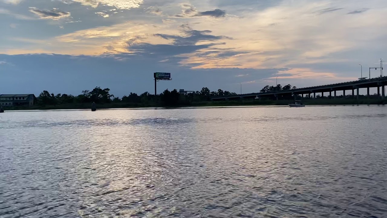 Boating up the Cape Fear River - YouTube