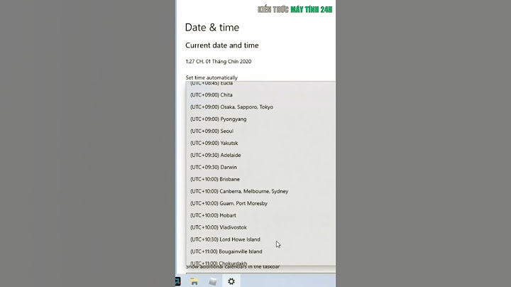 Chỉnh thời gian cho máy táp 4 như thế nào