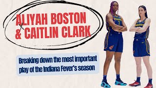 Aliyah Boston & Caitlin Clark: Breaking Down the Most Important Play for the Indiana Fever