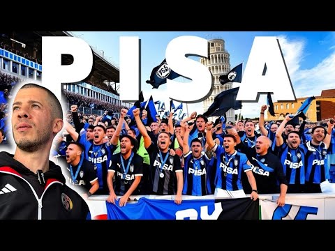 FIRST TIME seeing PISA 🖤💙 Will I meet Pippo Inzaghi?