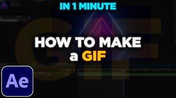 How to Make a GIF in After Effects | How to Export a GIF from After Effects