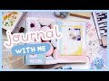 Journal with me | Colourful, pastel journal page