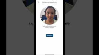 Mobile application based Face Recognition Attendance System screenshot 1