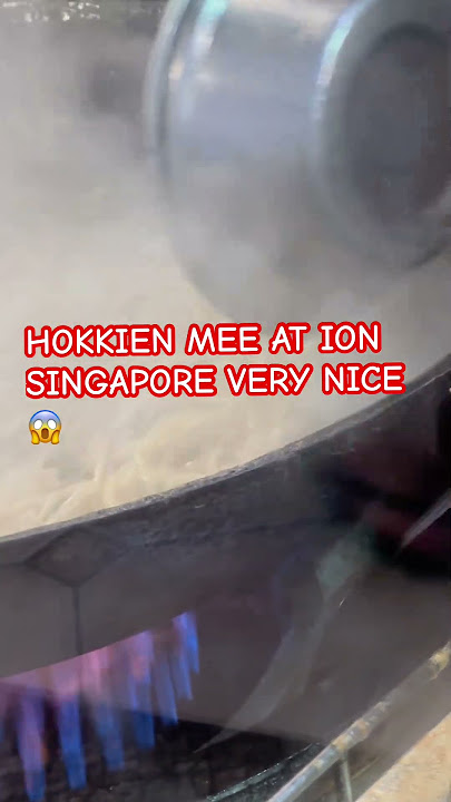 THE BEST HOKKIEN MEE AT ORCHARD ROAD THE ION MALL SINGAPORE