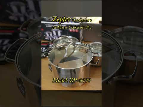 Zepter Cookware Set Unboxing (ZP-2777) - Short, Sweet, and Stylish!\