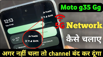 moto g35 5g me 4g internet chal raha | moto g35 5g network problem solution | moto g35 5g setting
