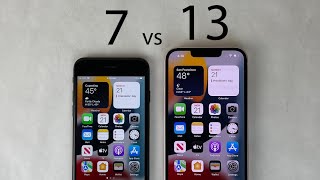 iPhone 13 vs iPhone 7 Speed Test