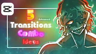 5 Advanced Transitions Combo Hack on CapCut | CapCut Tutorial