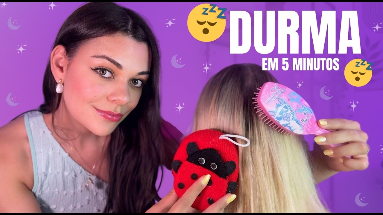 ASMR APLICADO: Mexendo No Cabelo De Uma Seguidora 👱🏻‍♀️😴