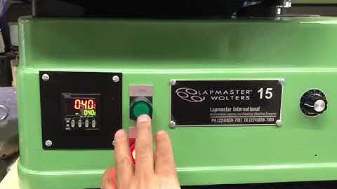 Lapmaster 15” Polishing machine