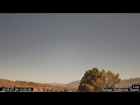 Paisaje andaluz desde Málaga, Andalucía, España