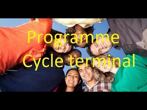 Nouveau programme du cycle terminal