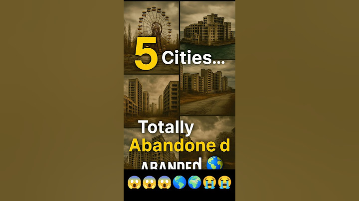 These 5 Cities Were Left to Die… What Happened Will Shock You!#AbandonedCities #GhostTowns  #Shorts