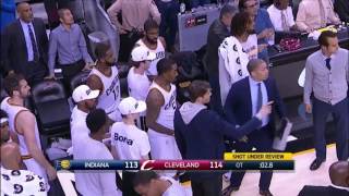 JR Smith Clutch Three Cavs vs Pacers 4-2-17