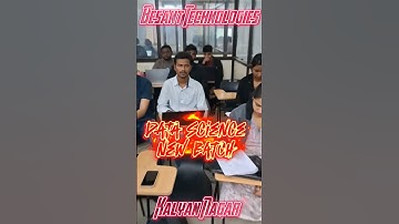 Data Science with Python/ 100% Placement Support @Besant Technologies Kalyan Nagar(Learn&Lead)Branch