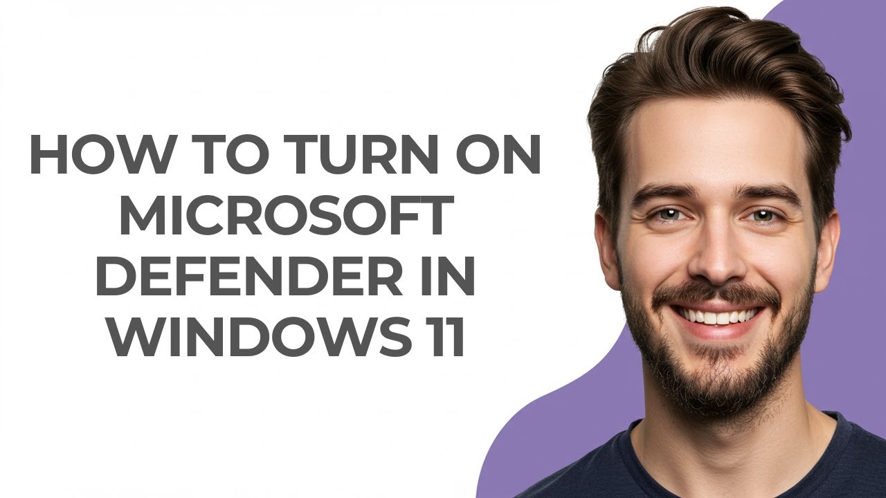 How To Turn On Microsoft Defender In Windows 11 UPDATED! YouTube