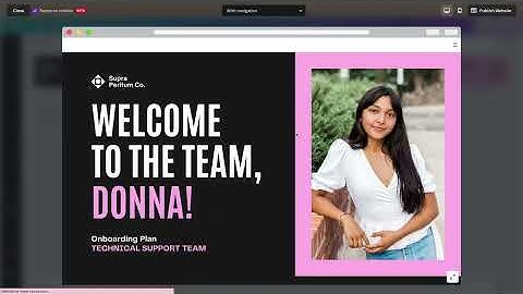 How to Create Navigation Menu Bar in Canva (English Subs)