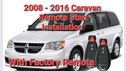 2008 - 2016 Chrysler Grand Caravan Plug And Play Remote Start Installation Flashlogic FLRSCH4