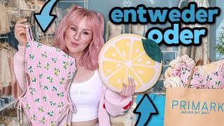 Shopping Challenge bei Primark 🛍️  Entweder Oder (ihr habt entschieden)