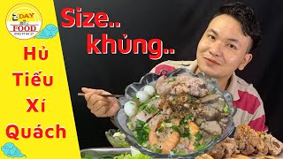 Mukbang ASMR hủ tiếu xương heo siêu to | món ăn ngon | 2Day Food