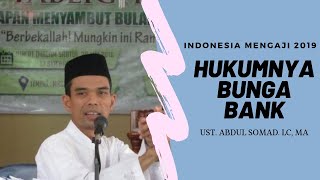 Hukum Bunga Bank Dan Cara Mengatasinya, Ust. Abdul Somad. Lc, MA