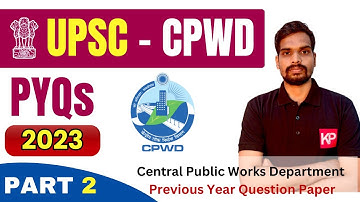 [PART 2] 2023 PYQs of UPSC-CPWD with Solution | Assistant / Deputy Architect Preparation 2023