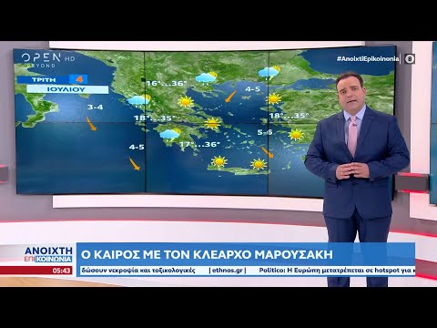 Καιρός 04/07/2023: Περιορισμός