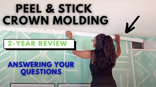 Reviewing my Peel and Stick Crown Molding after 2 YEARS