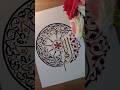 Arabic Calligraphy Art Reveal | اللَّهُمَّ اغْفِرْ لِي 🤍 #arabiccalligraphy #ytshorts #artreveal