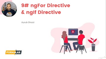 #9 ngFor Directive & ngIf Directive | Get Started With Angular 9 in Arabic