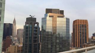 NYC 5th Ave Rooftop Apartment Tour & View - The Dylan Apartment Building New York City