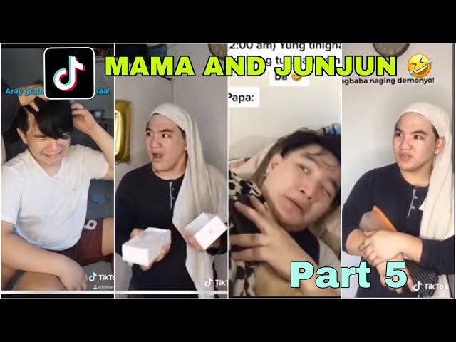 Mama & Jun-Jun Tiktok VIRAL comedy videos PART 5 (Jomar Yee) class=