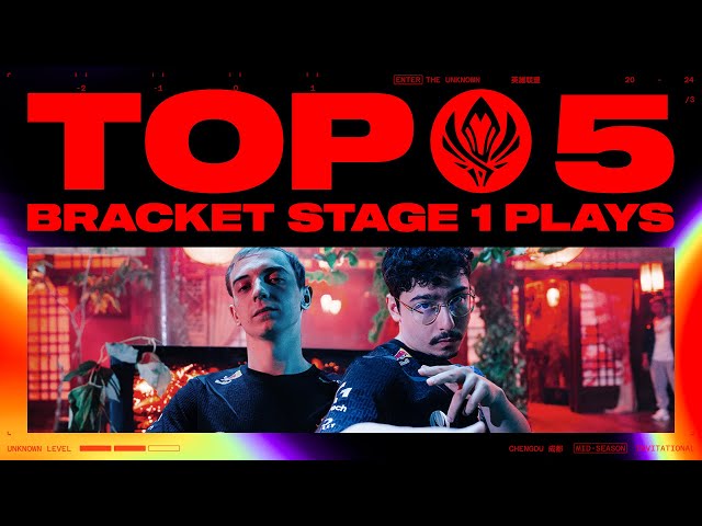 Top 5 Plays | Bracket Stage Wk 1 | MSI 2024 class=