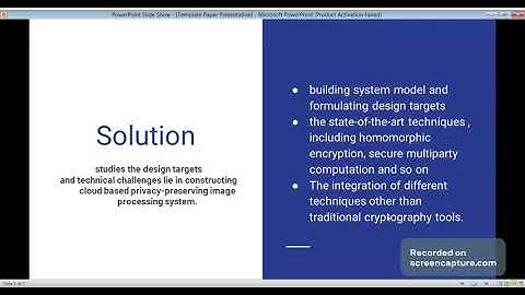 Privacy-preserving Image Processing in