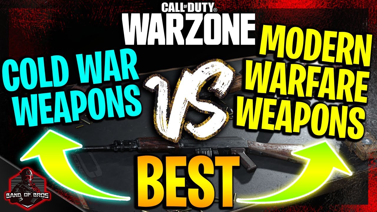 Should YOU use Modern Warfare OR Cold War Guns in WARZONE? Stats