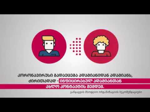 რეკომენდაციები კორონავირუსზე