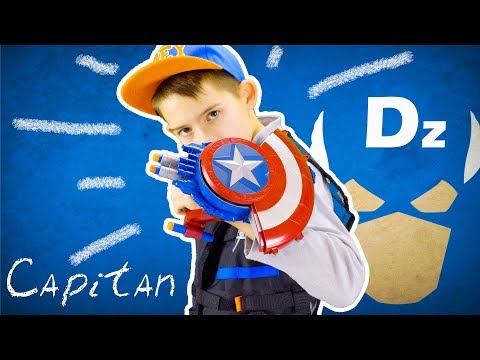 Nerf battle shield Captain America Avengers from marvel unboxing and review