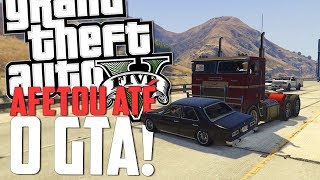 GREVE DOS CAMINHONEIROS! - GTA 5 MOMENTOS ENGRAÇADOS! screenshot 5