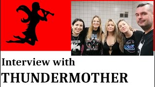 THUNDERMOTHER Interview at Westfalenhalle Dortmund, May 9 2023, by Nightshade TV