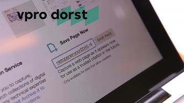 Bewaren tot 2045: op een website